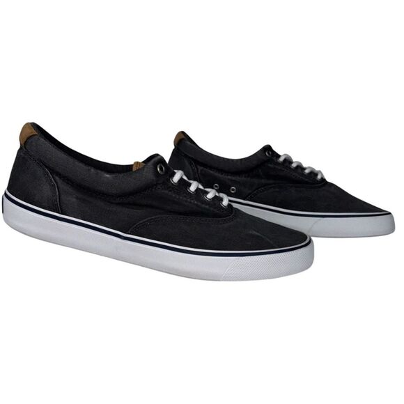 Sperry Stiper II CVO Sneaker Mens Size 13 Gray Canvas Top-Sider Salt Wash New - Picture 2 of 9